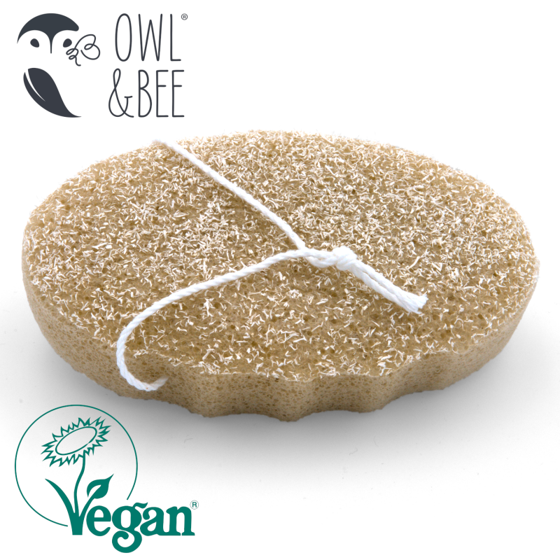 Konjac body sponge For all skin types Owl & Bee (Australia)